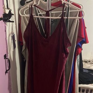 Long backless dress